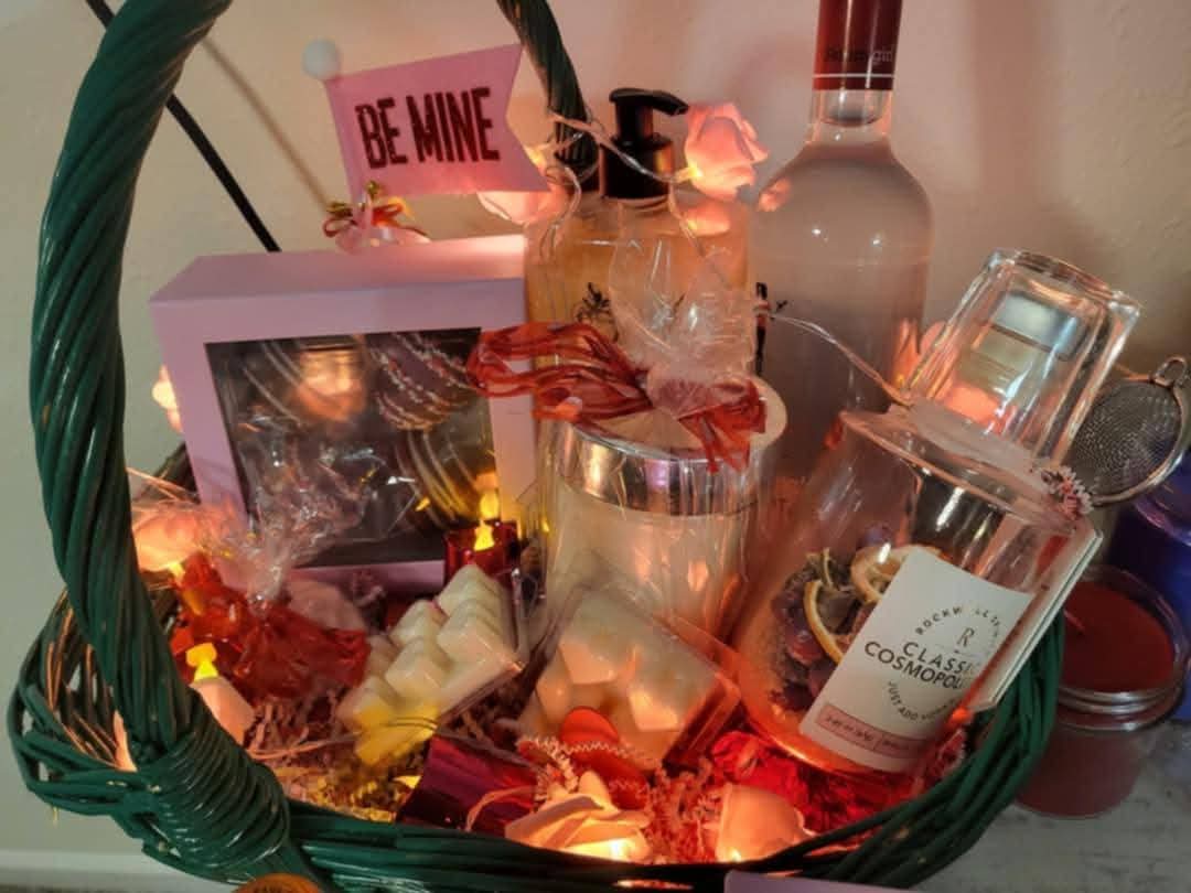 Bawss Up custom gift basket 1